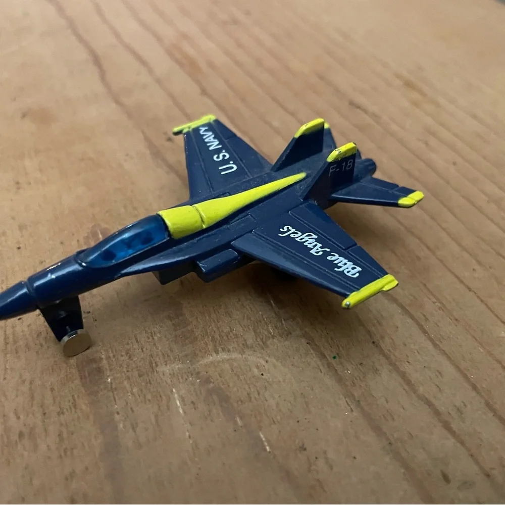 Vintage 1990s Blue Angels Diecast Jet Airplane US Air Force 2-3/4
